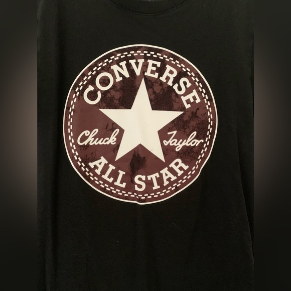 Converse Boys Small 8-10 Years All Star Chuck Taylor Patch Logo Tee - Picture 2 of 4